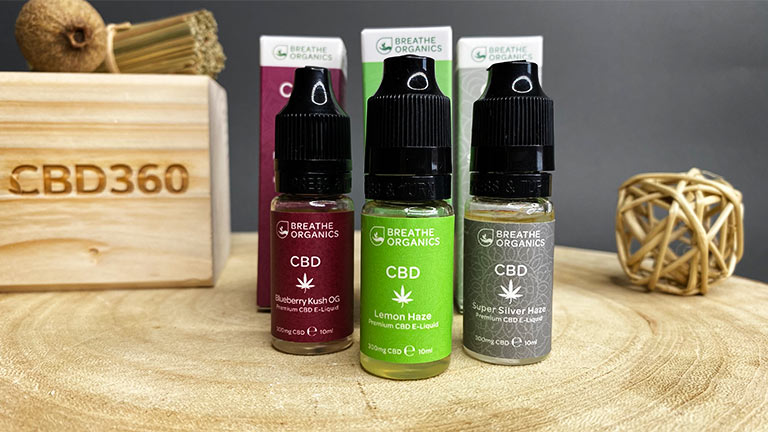 Breathe Organics CBD Liquids