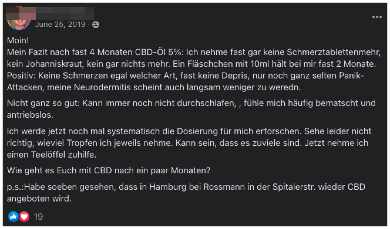 CBD Neurodermitis Erfahrung