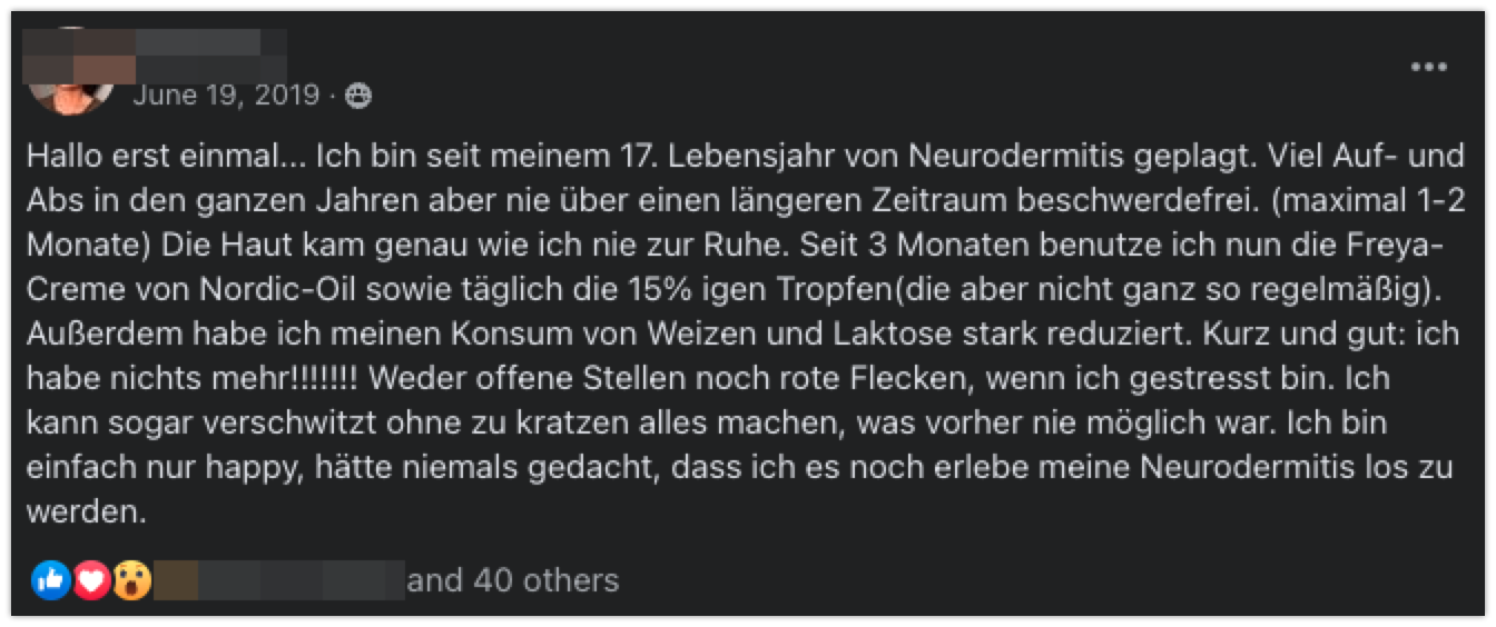 CBD Neurodermitis Erfahrung