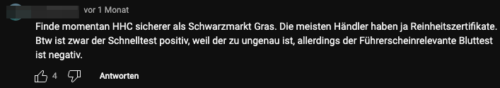 HHC Wirkung Drogentest Erfahrungsbericht