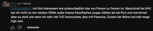 HHC Wirkung Erfahrungen