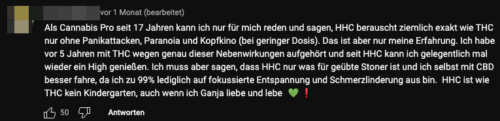 HHC Wirkung Erfahrungsbericht