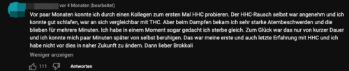HHC Wirkung Erfahrungen