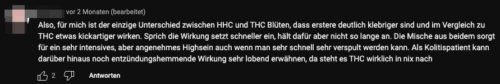 HHC Wirkung Erfahrungen