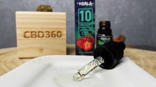 Koala CBD CBD Öl Erdbeere 10% Farbe