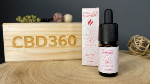 Nordic Oil CBD Liquid Strawberry