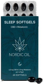 Nordic Oil CBD Schlafkapseln mit Melatonin