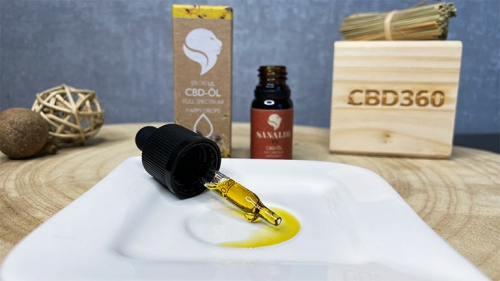 Sanaleo CBD Öl Happy Drops 5% Farbe